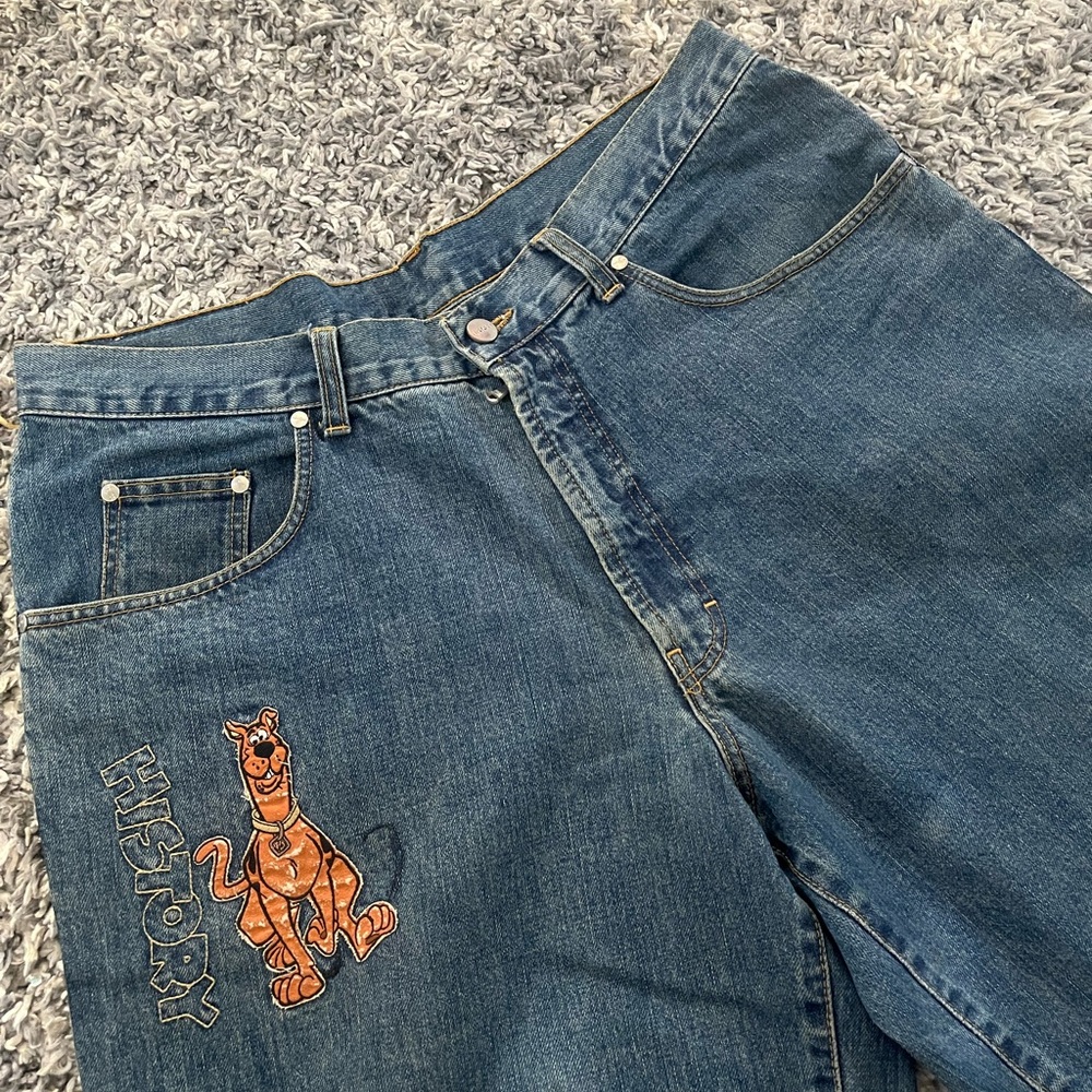 Iceberg History Vintage RARE Y2K Scooby Doo Men’s Jeans Sz 36
